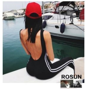 1Pc NWT Black Sexy Work Out Suit